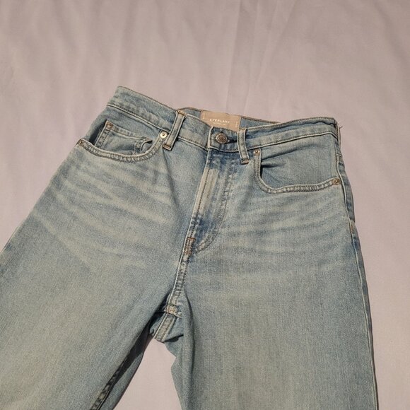 Everlane The Cheeky Jean Crop Size 26 Light Wash - Picture 3 of 10